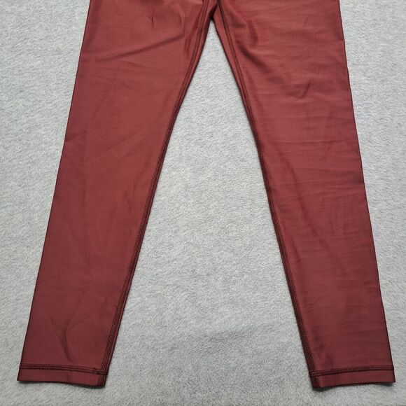 Offline by Aerie Women's Legging M 7/8 Burgundy High Rise Short Inseam - Picture 3 of 9